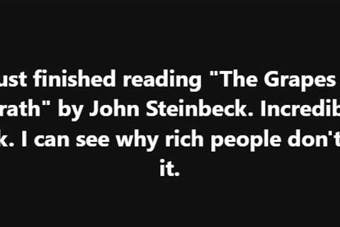 Powerful Critique of Capitalism