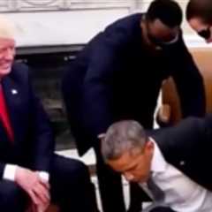 President Trump Sets Internet on Fire with Video of Obama Getting Arrested by FBI Agents and Tossed ..