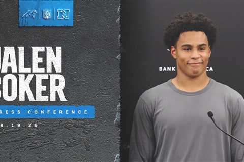 Jalen Coker credits staff for growth on special teams | Carolina Panthers