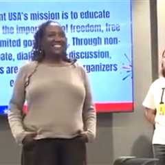 Watch: Professor Crashes Turning Point  Meeting and Berates Students