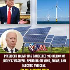 U.S. Cancelling Clean Energy Spending–Do We Support This?