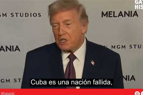 Trump calls Cuba a failed nation and questions its future viability (VIDEO)