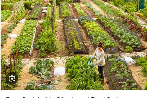 Sustainable and Regenerative Farming