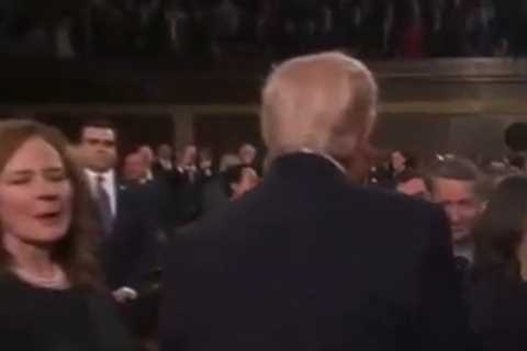Well Deserved: President Trump Gives Justice Amy Coney Barrett the Cold Shoulder at SOTU (VIDEO)