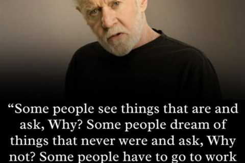 George Carlin Blended Comedy with Social Commentary