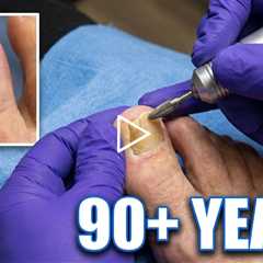 He’s Been Doing His Own Toenails for 90+ Years 😳 | No Talking, Just Pure Nail Care ASMR