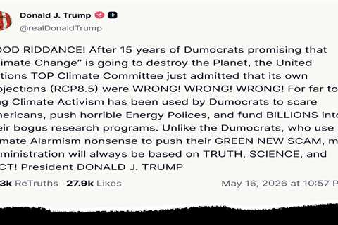 Factcheck: Trump’s false claims about the IPCC and ‘RCP8.5’ climate scenario