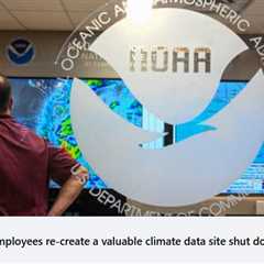 NOAA Set Up Website — for You