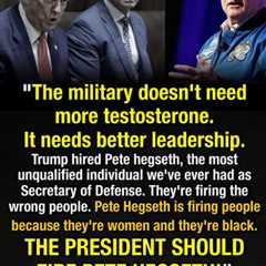 Firing Pete Hegseth?