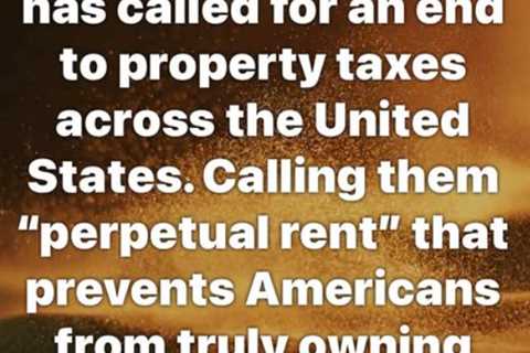 The End of Property Taxes