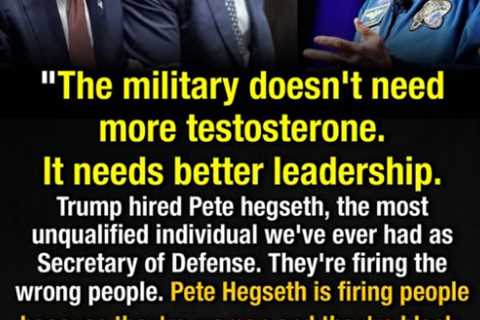 Firing Pete Hegseth?
